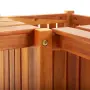 vidaXL Градинска ъглова пейка с плантер, 117x117x40 cм, акация масив, снимка 8