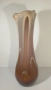 Ретро висока кафява/жълта ваза, снимка 7