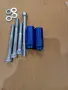 Алуминиеви пегове за тротинетка 81 Customs (Blue) – Внос от Германия, снимка 2