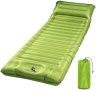 Нов Ултралек туристически матрак 1 кг водоустойчив с вградена помпа за туризъм къмпинг, снимка 1