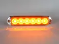 Мигащ LED габарит с хромирана рамка, снимка 4