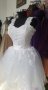 къса бална официална сватбена рокля в цвят и размер по заявка