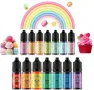 10 цвята течна сладкарска боя оцветител за фондан крем сметана тесто украса декорация , снимка 3