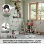 Телескопична алуминиева стълба, снимка 5