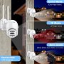 Външна WiFi камера,Приблежение х10 пъти.Motion detection, Завъртане: 355° и вертикала: 70°, снимка 4