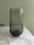 Стъклена ваза за цветя 19 см, снимка 2