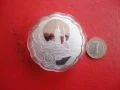 Сребърна монета в капсула , снимка 1