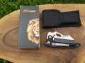 Сгъваем нож LION KNIVES с текстилен калъф, снимка 7