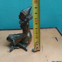 метална статуетка -клоун,арлекин, снимка 2 - Други ценни предмети - 38359334