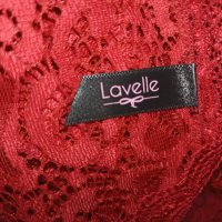 Lavelle L-Дантелен топ, наметка в бордо, снимка 10 - Корсети, бюстиета, топове - 38188994