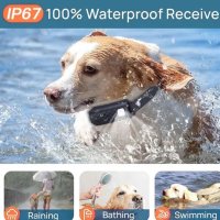 Електронен нашийник за куче каишка с ток телетакт за дресура до 1000 метра обхват водоустойчив

, снимка 16 - За кучета - 42254768