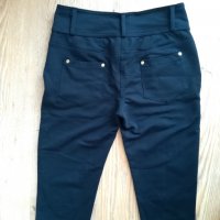 Нов Черен 3/4 панталон, снимка 2 - Панталони - 29509152