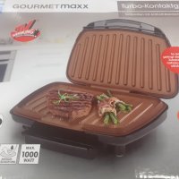 GOURMETmaxx турбо контактен грил 1000вата , тостер за хляб,зеленчуци и месо, снимка 1 - Тостери - 39069119