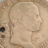 Сребърна монета 20 кройцера 1831г. Франц първи Виена Австрийска империя 12231, снимка 2 - Нумизматика и бонистика - 42915155