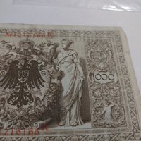 Райх банкнота - Германия - 1000 марки / 1910 година - 17995, снимка 10 - Нумизматика и бонистика - 31029694