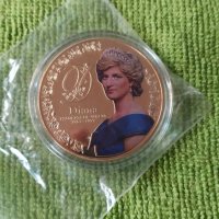 Монета принцеса Даяна, снимка 1 - Нумизматика и бонистика - 35103436