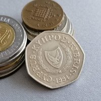 Монета - Кипър - 50 цента | 1994г., снимка 2 - Нумизматика и бонистика - 36613784