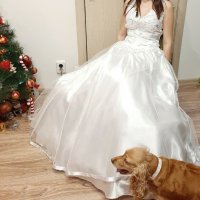 Сватбена рокля с кристали , снимка 13 - Сватбени рокли - 31460218