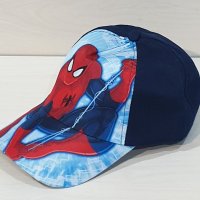 Нова детска шапка с козирка СпайдърМен (SpiderMan), снимка 2 - Шапки, шалове и ръкавици - 37280178