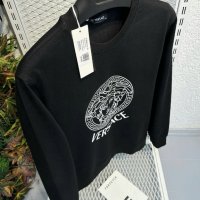 Versace блуза (суичър) в черен вариант - ТОП модел за сезона ! ! !, снимка 2 - Блузи - 42654701
