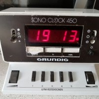 Ретро радио-часовник GRUNDIG SONO CLOCK 450, снимка 7 - Радиокасетофони, транзистори - 34496943