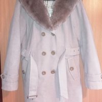 Елегантно дамско палто с подвижна яка, снимка 1 - Палта, манта - 31576732