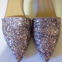 Дам.сандали-/изк.велур+брокат/-"Ideal shoes"-№40-цвят-розов. Закупени от Италия., снимка 9 - Сандали - 29287189