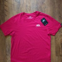 alpha industries 188505/328 speed red - страхотна мъжка тениска НОВА, снимка 4 - Тениски - 40251408