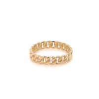 Златен дамски пръстен 2,20гр. размер:54 14кр. проба:585 модел:21881-4, снимка 2 - Пръстени - 44168036