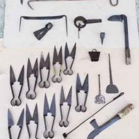 стари ножици,дилафи, ръжени и др. , снимка 1 - Антикварни и старинни предмети - 44700812