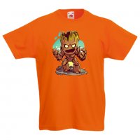 Детска тениска Marvel Groot 2 Игра,Изненада,Подарък,Геймър,, снимка 7 - Детски Блузи и туники - 36716809