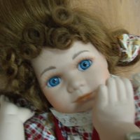 № 6442 стара порцеланова кукла   - размери - дължина 36 см , височина 17 см , снимка 5 - Други ценни предмети - 37646898