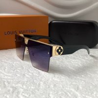 -22 % разпродажба Louis Vuitton 2023 висок клас дамски слънчеви очила маска Мъжки Унисекс, снимка 7 - Слънчеви и диоптрични очила - 38999588