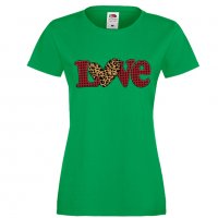 Дамска тениска Love Gnome Valentine's 9, снимка 8 - Тениски - 35552031
