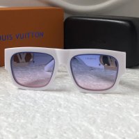 Louis Vuitton 2023 висок клас слънчеви очила унисекс бяло, снимка 6 - Слънчеви и диоптрични очила - 38947788