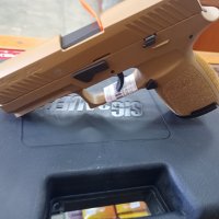 Газов пистолет Sig Sauer P320 TAN 9mm P.A.K., снимка 5 - Газово оръжие - 42429790