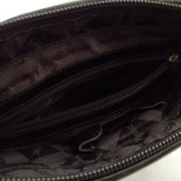belsac дамска чанта от естествена кожа в черен цвят, снимка 15 - Чанти - 44340511