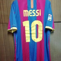 Barcelona Lionel Messi Nike 2010/2011 оригинална тениска фланелка Барселона Меси размер L, снимка 1 - Тениски - 42915842