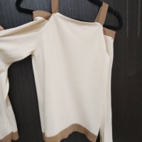 Нова блуза с голи рамене, снимка 6 - Блузи с дълъг ръкав и пуловери - 40617762