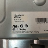 LG 42LD550 с дефектен екран-EAX61124201/14 REV 1.1/LD01B EAX61354204(0)/LC420WUH(SC)(A1), снимка 4 - Части и Платки - 37305937