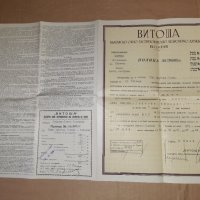 Полица ЗАСТРАХОВАТЕЛНО Д - ВО ВИТОША 1939 г, снимка 6 - Колекции - 39740063