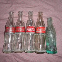 5 броя  бутилки КОКА - КОЛА , снимка 1 - Антикварни и старинни предмети - 42167281