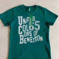 Нова оригинална детска тениска BENETТON за дете на 7-8 г., снимка 1 - Детски тениски и потници - 26558396