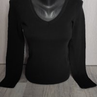 Тънка черна , снимка 3 - Блузи с дълъг ръкав и пуловери - 37417136
