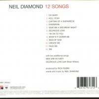 Niel Diamond-12 songs, снимка 2 - CD дискове - 37309834
