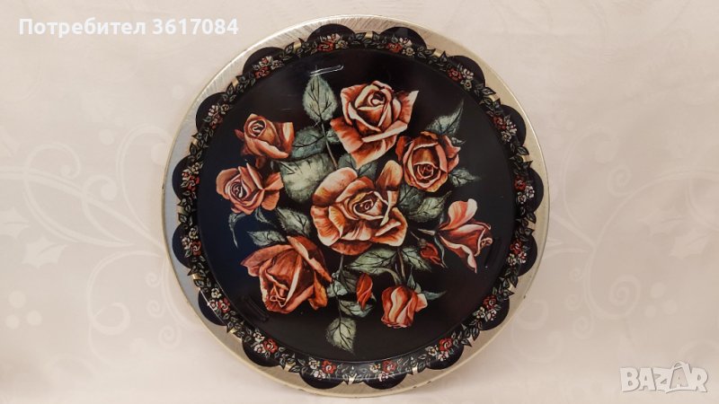 Руски метален поднос от 70-те години, снимка 1