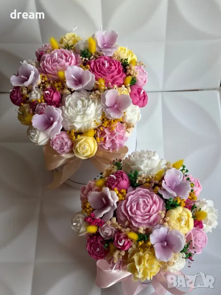 Букет от соеви свещи, снимка 1