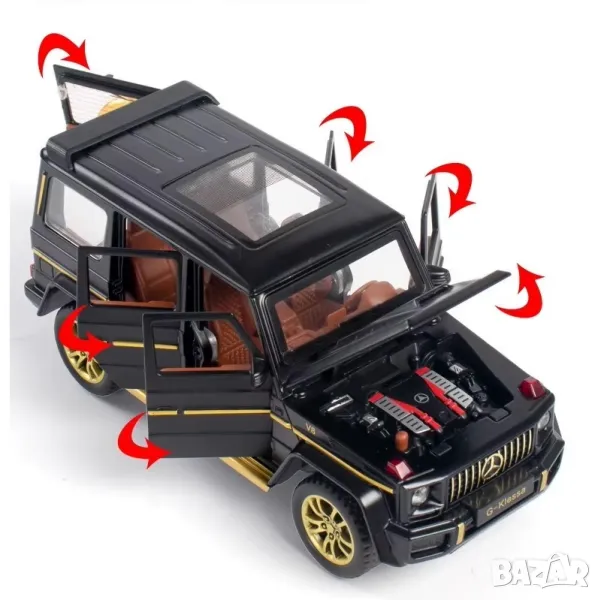 Метална кола макет 1:32 на Mercedes Benz играчка за момче, снимка 1