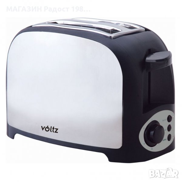 Тостер за хляб Voltz V51440D,750W,за 2 филии, снимка 1