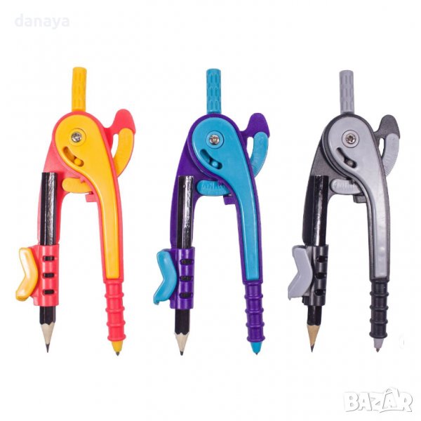 3039 Безопасен пергел с молив Safety Compass, снимка 1